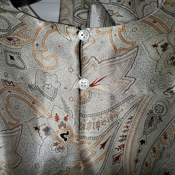 NWT Linda Allard for Ellen Tracy Womens Silk Blouse 6 - Picture 8 of 11